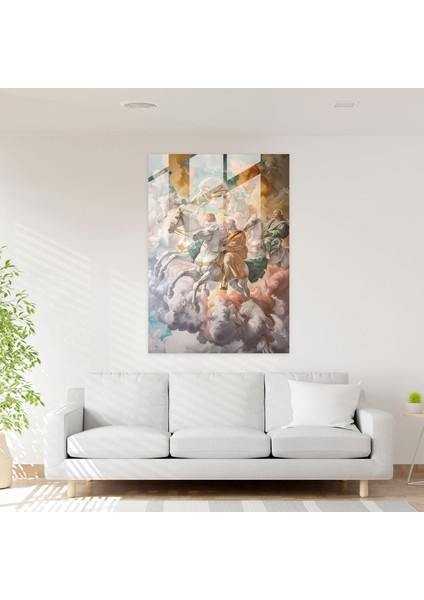 Raffaello Sanzio Duvar Dekoru - Ev Dekorasyonu Cam Tablo Sanatı modelleri