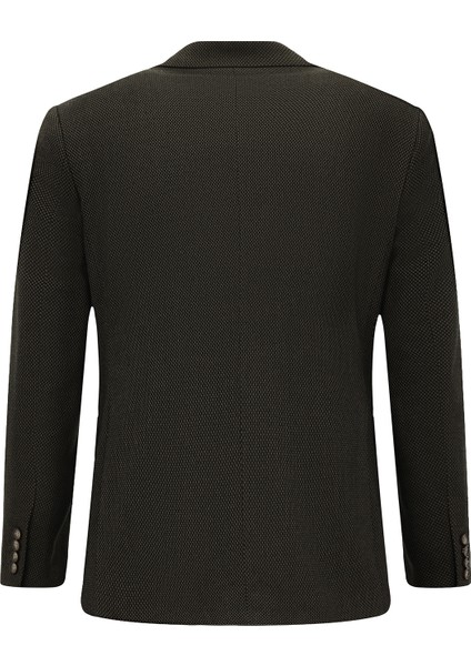 Regular Fit Desenli Likralı Kruvaze Ceket fiyatları