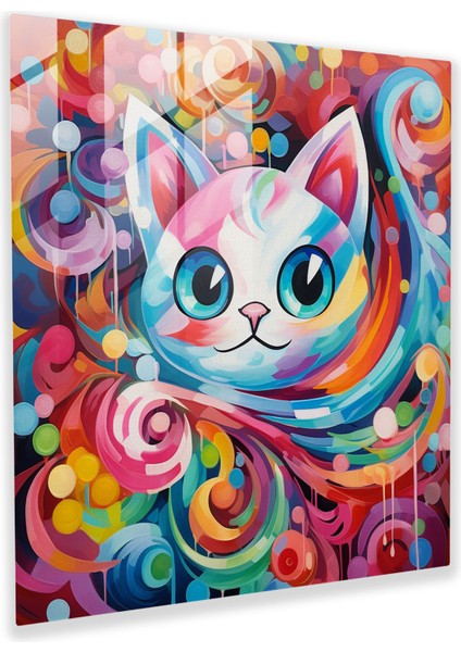 Pokemon Cam Tablo: Hayalperest Jigglypuff Soyut Sanat - Pokemon Jigglypuff Duvar Dekorasyonu