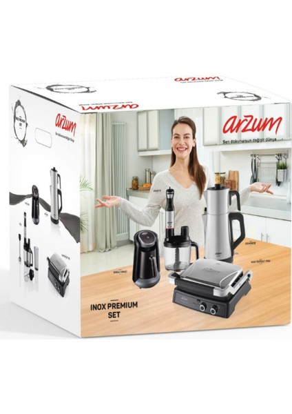 Inox Premium Elektrikli Çeyiz Seti