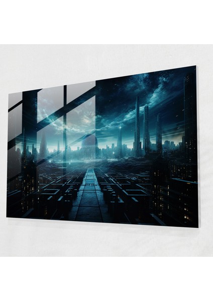 Roma Cam Tablo - Modern Roma Deseni Cam Tablosu