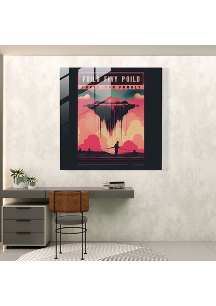 Pink Floyd Cam Tablo - Vintage Konser Poster - Canlı Performanslar Retro fiyatları