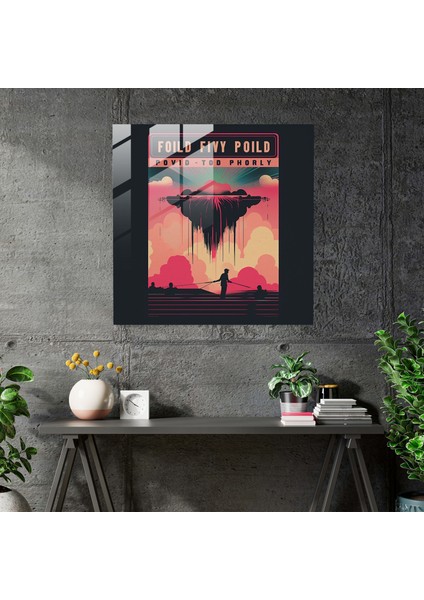 Pink Floyd Cam Tablo - Vintage Konser Poster - Canlı Performanslar Retro modelleri