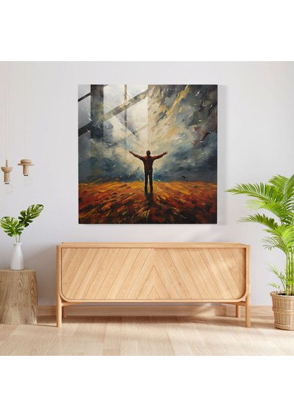 Reddiyat Ifadeci Cam Tablo - Reddiyat Modern Sanat Cam Sanatı modelleri