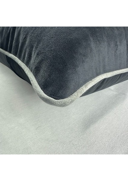 Kadife Biyeli Kırlent Kılıfı 40X40 2li fiyatları