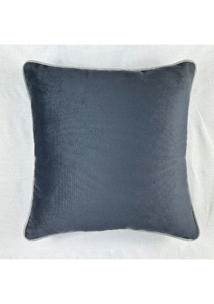 Kadife Biyeli Kırlent Kılıfı 40X40 2li modelleri