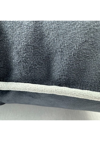 Kadife Biyeli Kırlent Kılıfı 40X40 2li fırsatları