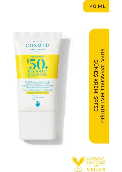 Sun Essential Dry Touch Krem Jel SPF 50+ 40 ml Yağsız Tüm ve Hassas Cilt Tiplerine Uygun indirimleri