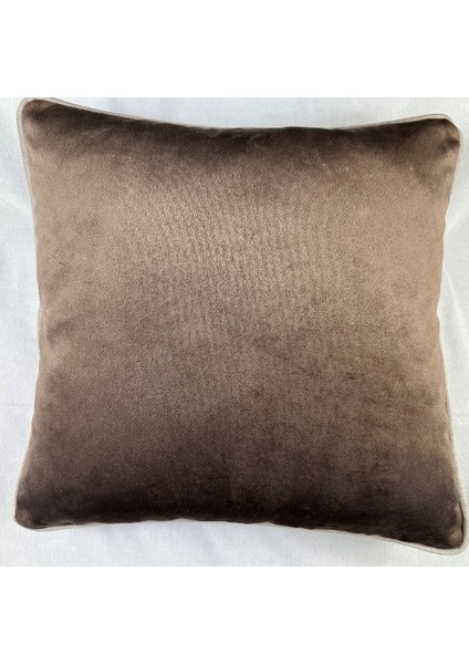 Kadife Biyeli Kırlent Kılıfı 40X40 4lü