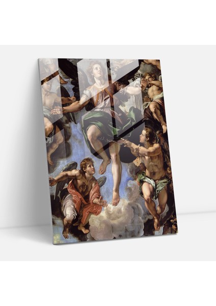 Raffaello Sanzio Modern Sanat - Raffaello Sanzio Cam Tablo Çağdaş Modern Sanat