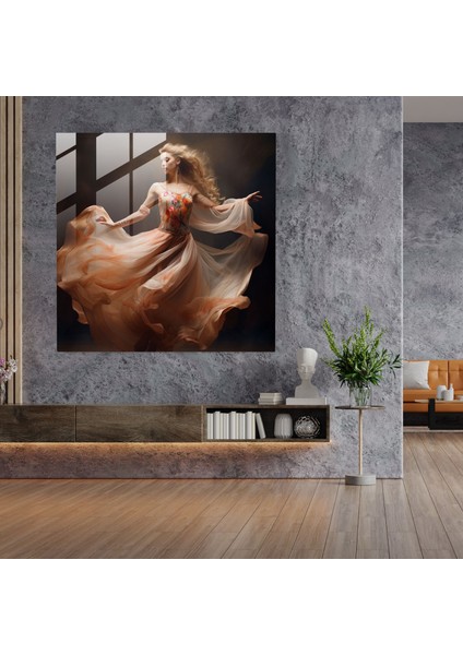 Rönesans Bale Cam Tablosu - Rönesans Rönesans Esintili Kostüm Hareketli Güzellik Duvar Dekoru fiyatları