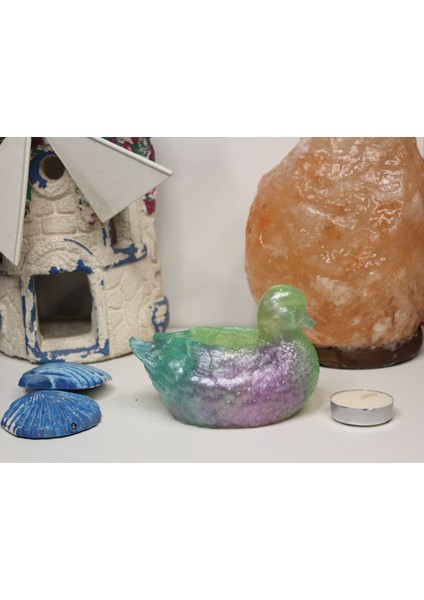 El Yapımı Epoksi Reçine Şık Tasarım Saksı/dekoratif Objeler (Çiçeksiz) - Kadın Emeği