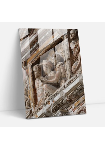 Raffaello Sanzio Duvar Dekorasyonu - Cam Tablo Modern Sanat
