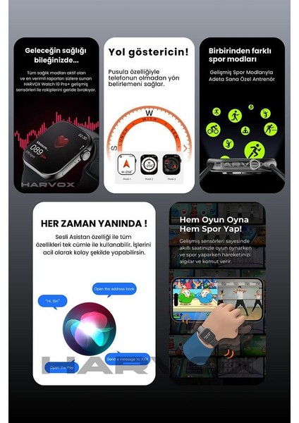 Watch 10 Pro+ Akıllı Saat Iphone ve Android Tüm Telefonlara Uyumludur fırsatları