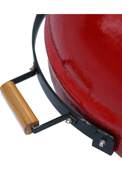 Kamado Pizza Fırını Kırmızı