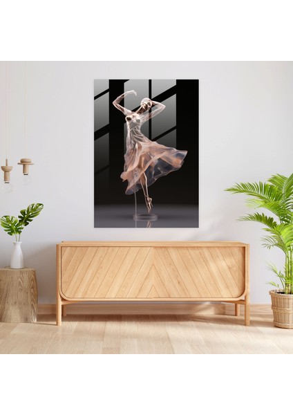 Gerçekçi Cam Heykel - Elegans Dansı Cam Tablosu - Gerçekçi Cam Heykel Cam Duvar Sanatı Elegans Dansı Ev Dekorasyonu fiyatları