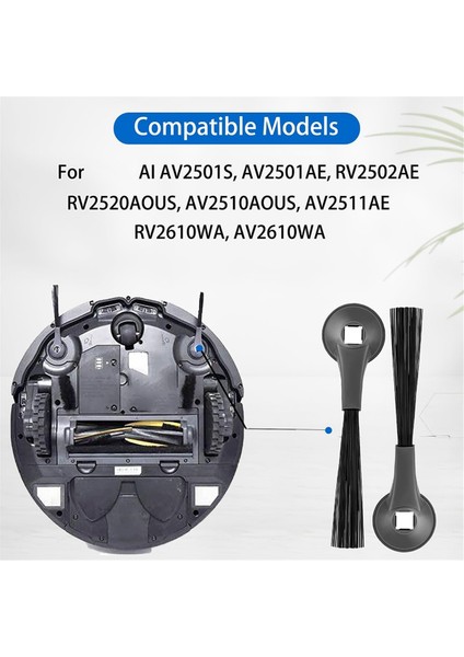 Shark Aı AV2501S Için Yan Fırça Yedek Parça Aksesuarları (Yurt Dışından) modelleri