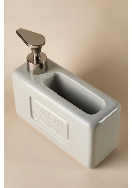 Std Ash Light Grey Porselen Sıvı Sabunluk 750 ml Modern indirimleri