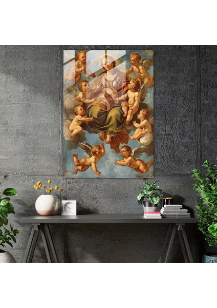 Raffaello Sanzio Cam Tablo Sanatı - Modern Tasarım Duvar Dekorasyonu modelleri