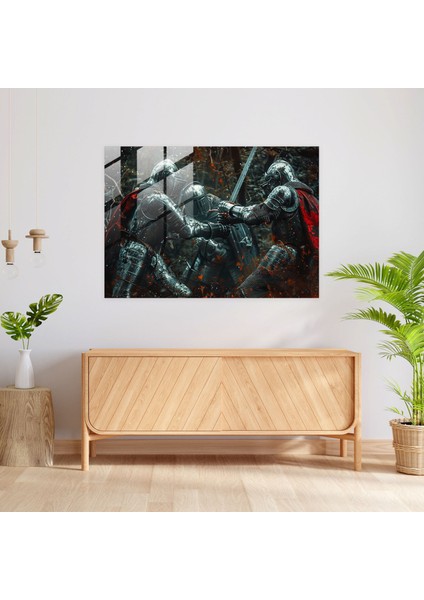 Ortaçağ Savaş Cam Duvar Sanatı - Pre-Raphaelite Brotherhood Duvar Dekorasyonu Cam Duvar Sanatı modelleri