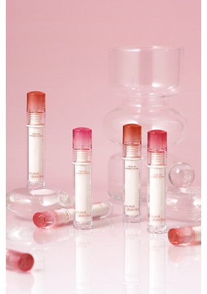 Yapışkanlık Hissi Vermeyen Yoğun Işıltılı Tint CLIO Crystal Glam Tint (02 Summer Apricot)