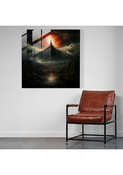 Yüzüklerin Efendisi Cam Tablo Sanatı - Dijital Sanat - Yüzüklerin Efendisi Duvar Süsü Mordor fiyatları