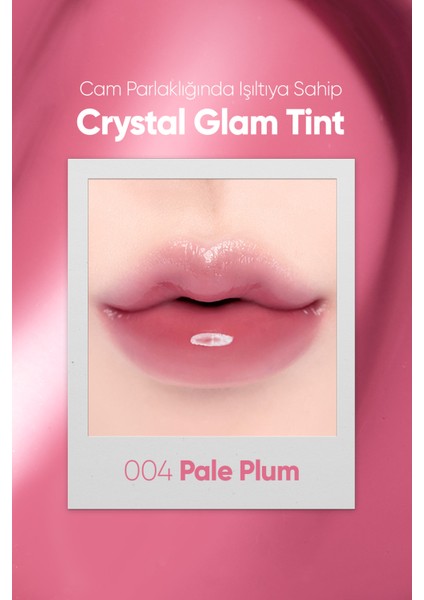 Yapışkanlık Hissi Vermeyen Yoğun Işıltılı Tint CLIO Crystal Glam Tint (04 Pale Plum) fiyatları