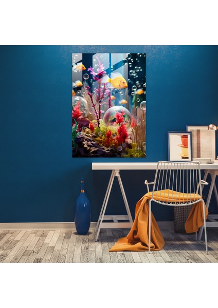 Gerçekçi Cam Heykel - Sualtı Cam Tablosu - Camdan Sanat Heykeli Cam Sanatı Cam Duvar Sanatı Modern Sanat fiyatları