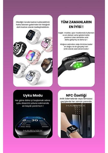 Watch 10 Pro+ Akıllı Saat Iphone ve Android Tüm Telefonlara Uyumludur modelleri