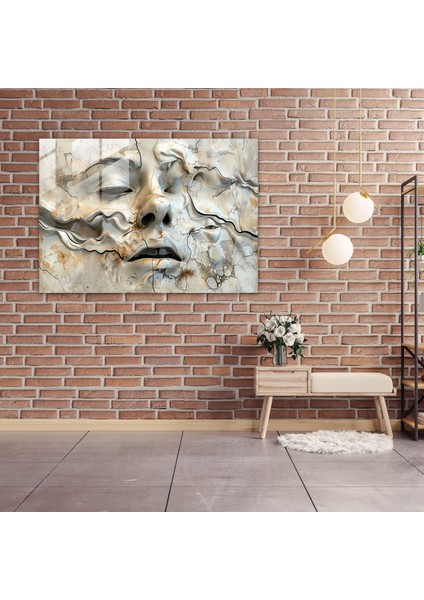 Salvador Dali Eritilmiş Yüz Cam Tablo - Modern Sanat modelleri