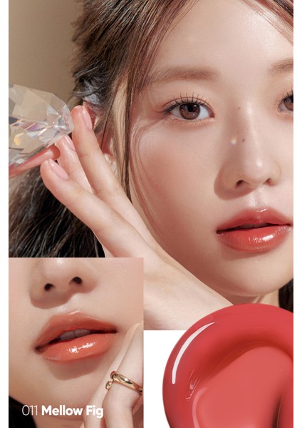 Yapışkanlık Hissi Vermeyen Yoğun Işıltılı Tint CLIO Crystal Glam Tint (11 Mellow Fig)
