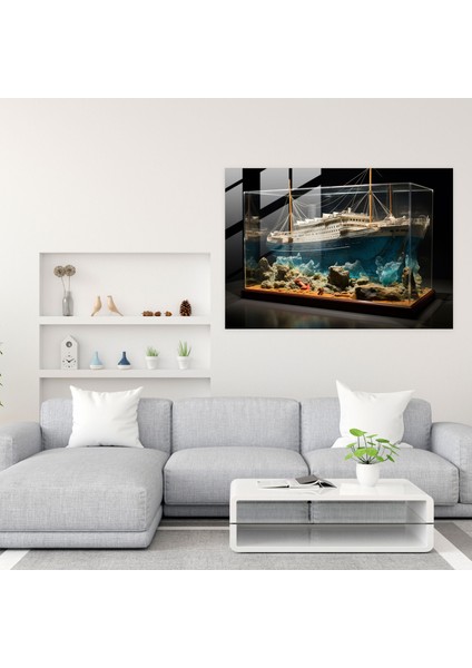 Titanik 3 Boyutlu Cam Sanat - Gerçekçi 3 Boyutlu Cam Baskı fiyatları