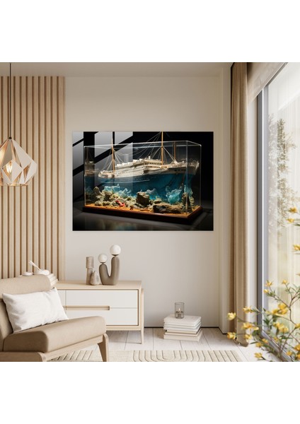 Titanik 3 Boyutlu Cam Sanat - Gerçekçi 3 Boyutlu Cam Baskı modelleri