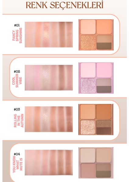 Mat, Parıltılı Tonlarda 5'li Far Paleti PERIPERA Ink Pocket Shadow Palette (03 Rolling in The Autum) fırsatları