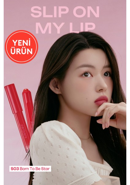 Tek Dokunuşla Pürüzsüzce Uygulanan Hafif Yapılı Kalem Ruj Perıpera Slip On My Lip (S03BORNTOBESTAR)