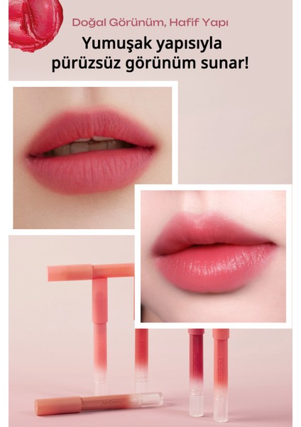 Tek Dokunuşla Pürüzsüzce Uygulanan Hafif Yapılı Kalem Ruj Perıpera Slip On My Lip (S03BORNTOBESTAR) modelleri