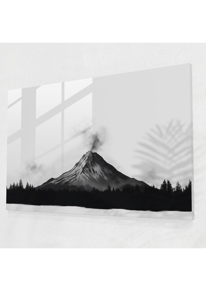 Minimalist Volkan Cam Duvar Sanatı - Volkan Cam Sanatı Modern Sanat Ev Dekorasyonu