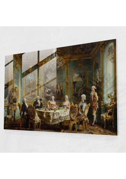 Rokoko Tarzı Tablo Ev Dekorasyonu - Kanvas Tablo Duvar Dekorasyonu Ev Dekorasyonu