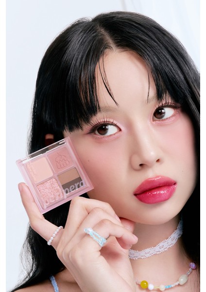 5 Renkli Mini Far Paleti PERIPERA Ink Pocket Shadow Palette (06 Signature is Mute) (Soda Cafe)
