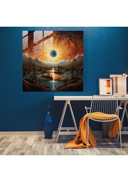 Hayalperest Şafak Cam Tablo - Şafak Hayranlık Hayal Gücü Yüzen Güneş fiyatları