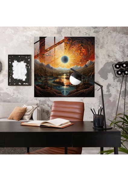 Hayalperest Şafak Cam Tablo - Şafak Hayranlık Hayal Gücü Yüzen Güneş modelleri