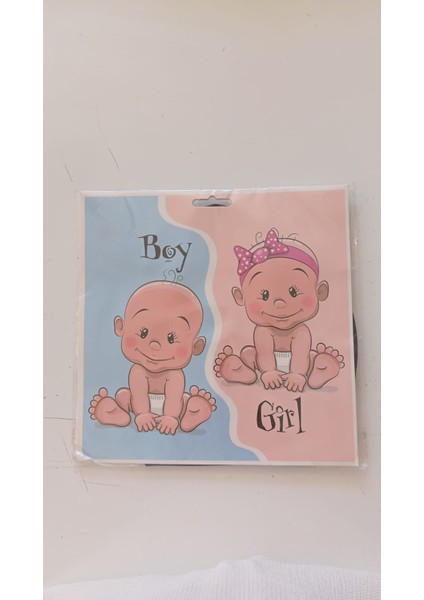 Cinsiyet Balonu Pullu Boy Or Girl Balon 2 Adet modelleri