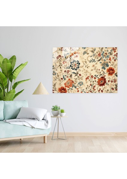 Doğadan Esinlenen Türk Halısı Cam Tablosu - Türk Halısı Cam Duvar Sanatı Doğa Ilhamlı Modern Sanat fiyatları