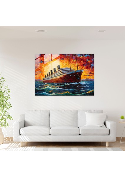 Titanic Cam Tablo Sanatı - Canlı Mozaik - Duvar Dekorasyonu Canlılık fiyatları