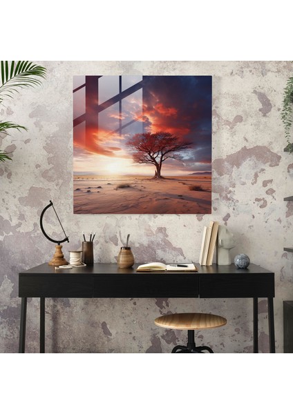 Manevi Yalnızlık Cam Tablo - Manevi Cam Sanatı Manevi Yalnızlık Cam Duvar Sanatı modelleri