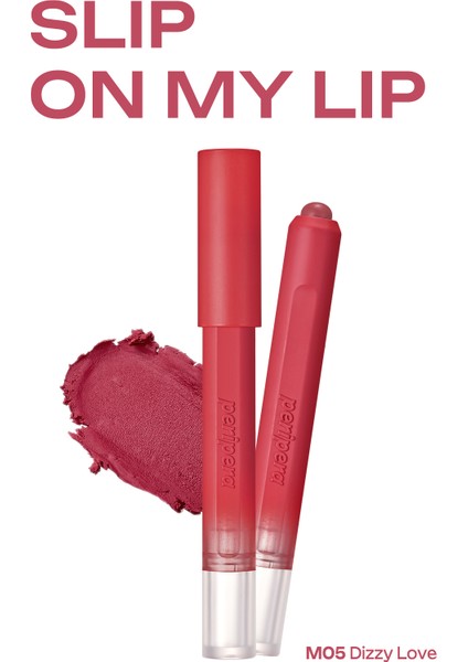 Tek Dokunuşla Pürüzsüzce Uygulanan Hafif Yapılı Kalem Ruj Perıpera Slip On My Lip (M05 Dizzy Love) fiyatları