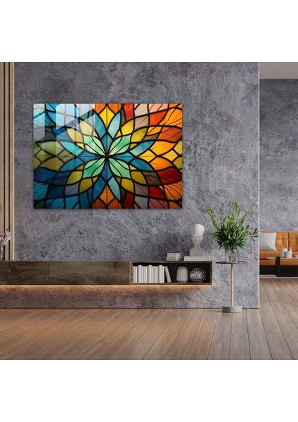 Zen Bahçesi Cam Duvar Sanatı - Zen Bahçesi Cam Deseni Zen Budizm Ev Dekorasyonu modelleri