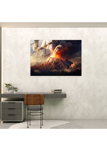 Volkan Duvar Dekorasyonu - Cam Tablo modelleri