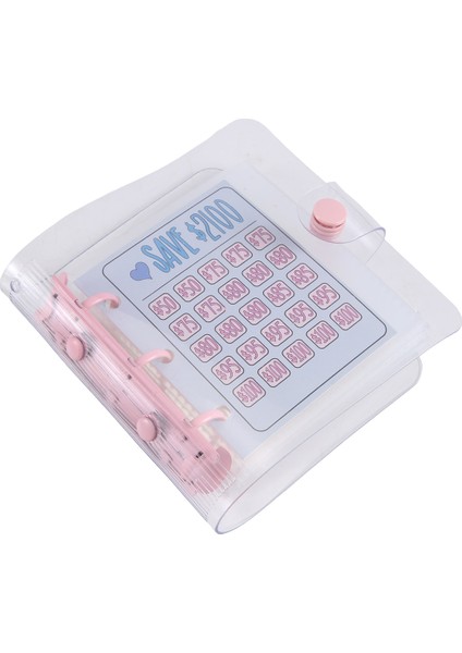 Para Biriktirme Mücadelesi Nakit Zarflı Mini Bütçe Dosyası Pembe (Yurt Dışından) fırsatları