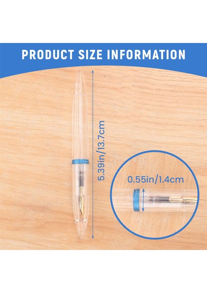 0.5mm Nıb Çeşme Kalemi Gözlü Yüksek Kapasiteli Yüksek Kapasiteli Şeffaf Pens Ofis Öğrenci Yazma Hediyeleri Kırtasiye Mavi (Yurt Dışından) fırsatları